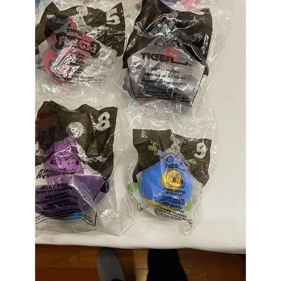 McDonald's Happy Meal TIGER TOY Complete Set 1-9 2000 RARE - Picture 5 of 6